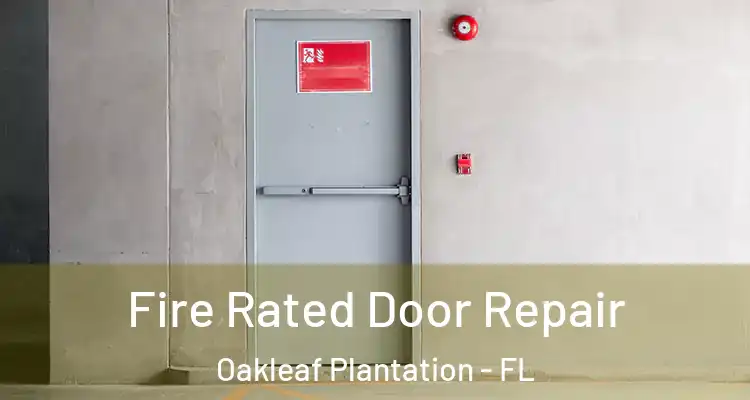Fire Rated Door Repair Oakleaf Plantation - FL