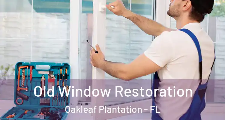 Old Window Restoration Oakleaf Plantation - FL