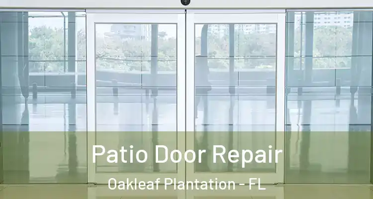 Patio Door Repair Oakleaf Plantation - FL