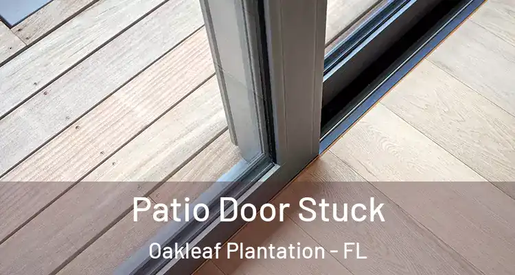 Patio Door Stuck Oakleaf Plantation - FL