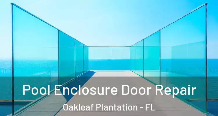 Pool Enclosure Door Repair Oakleaf Plantation - FL
