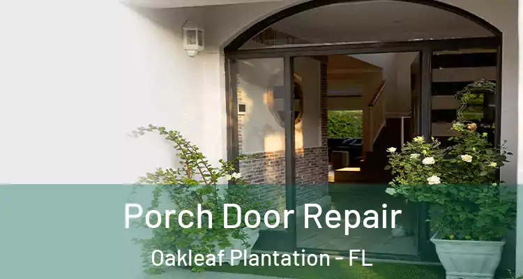 Porch Door Repair Oakleaf Plantation - FL