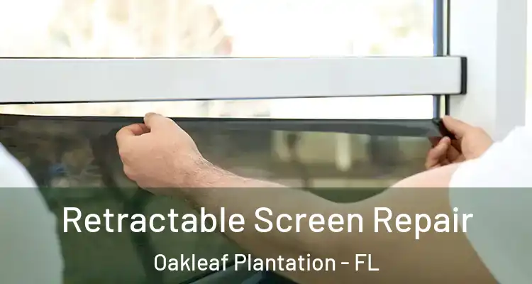  Retractable Screen Repair Oakleaf Plantation - FL
