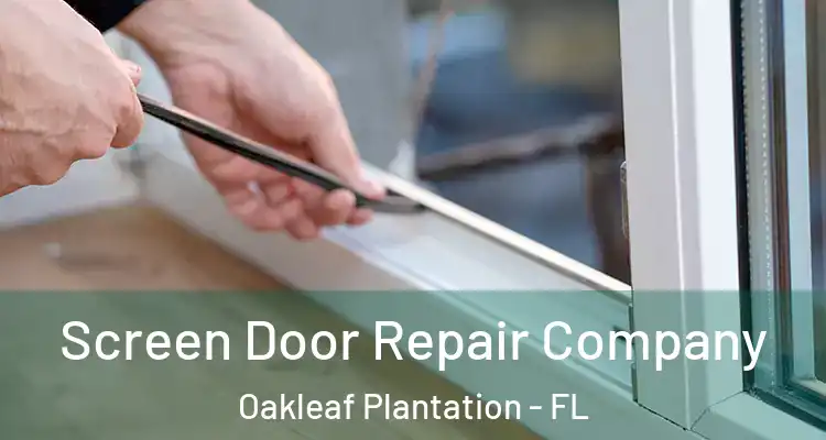 Screen Door Repair Company Oakleaf Plantation - FL