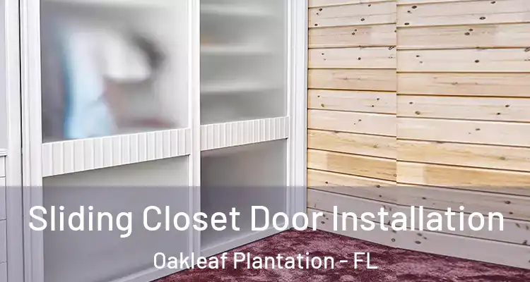 Sliding Closet Door Installation Oakleaf Plantation - FL